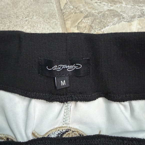 Ed Hardy Women’s Flashboard Graphic Track Pants - Size Medium - Picture 5 of 6